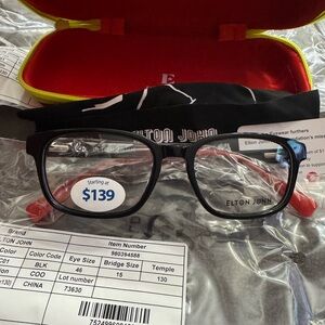 Elton John brand sunglasses with a price tag starting at $139.